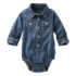 2-pocket denim bodysuit